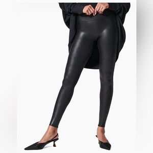 Spanx Faux Leather Leggings size small